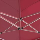  Profesionalni sklopivi šator za zabave 6 x 3 m crvena boja vina | shoptok.hr