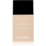 Chanel Vitalumière Aqua SPF15 osvetlitvena vlažilna podlaga 30 ml odtenek 10 Beige Cene