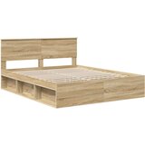  Okvir za krevet Sonoma 160 x 200 cm Čvrsto borovo drvo | shoptok.hr