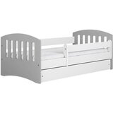 HAPPYKIDS Dječji krevet Kasper 1 140x80 bez madraca s ladicom Siva | shoptok.hr