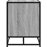 vidaXL Klop za čevlje siva sonoma 80x40x53,5 cm inž. les in kovina | Shoptok.si
