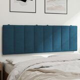 vidaXL Vzglavna stranica modra 140 cm žamet, (21058406) | Shoptok.si