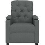  Masažna fotelja od tkanine tamnosiva | shoptok.hr