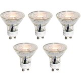 LUEDD Set van 5 GU10 50mm LED lampen helder 3W 200 lm 2200K | Shoptok.si