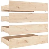  Ladice za krevet 4 kom od masivne borovine | shoptok.hr