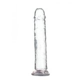 Addiction prozirni dildo bez testisa, 20 cm | shoptok.hr