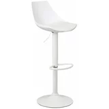 Casa Selección Bijele barske stolice u setu podesive visine 2 kom od umjetne kože (visine sjedala 56,5 cm) –