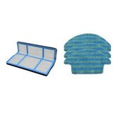 INORCO 18 kosov Za V55 Pro Mop Krpa Stranska Krtaa Hepa Filter Za V55 Pro Robotski Sesalnik Zamenjava, (21982717) | Shoptok.si