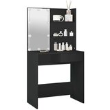  Toaletni stolić s LED svjetlima crni 74 5 x 40 x 141 cm | shoptok.hr