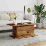 vidaXL Kava miza iz starega lesa 102x55,5x40 cm Inženirski les | Shoptok.si
