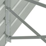 vidaXL Povišena vrtna gredica 320x40x77 cm pocinčani čelik antracit | shoptok.hr