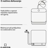 Klarstein Oceana namizni pomivalni stroj | 7 programov | Tehnologija Aqua-Stop | 860 W | 42 cm | Shoptok.si