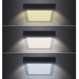 solight WD173-B - LED plafonsko svetlo LED/18W/230V 3000/4000/6000K crno četvrtasto | Eponuda.com