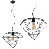 Toolight viseća svjetiljka diamond metal loft black APP563-1CP | shoptok.hr