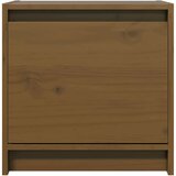 vidaXL Nočna omarica 2 kosa medeno rjava 40x30,5x40 cm trdna borovina | Shoptok.si
