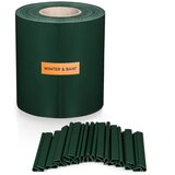 Blumfeldt Trakovi za zasenčevanje za ograjo, vrtna ograja, PVC, 450 g/m², 50 × 19 cm, sponke | Shoptok.si
