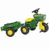Rolly Toys traktor na pedale Trike sa prikolicom zeleni Cene