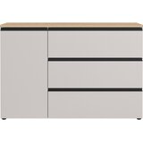 Germania Sivo-bež/u svijetloj prirodnoj boji komoda 135x91x41 cm Cormano – | shoptok.hr