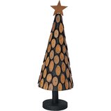vidaXL Božično drevo z stojalom Rjava 90 cm Trdna tikovina | Shoptok.si