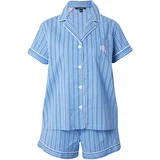 Polo Ralph Lauren Pidžama mornarsko plava / svijetloplava / prljavo bijela