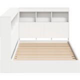  Krevet s policama bijeli 90x200 cm od inženjerskog drva | shoptok.hr
