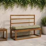  Jastučići za klupe VIANEN 2 kom. 100% poliester Svijetlo zelena - Svijetlo zelena 120 x 40 x 12 cm | shoptok.hr