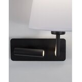Nova Luce Bela/mat črna aluminijasta stenska svetilka z upogljivo konstrukcijo Savona – | Shoptok.si