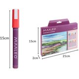 Maaleo akrilni markeri, set od 12 boja, 8 ml | shoptok.hr