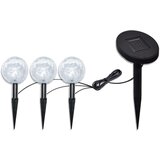 vidaXL Solarna zdjela 3 LED vrtne svjetiljke sa solarnim panelima | shoptok.hr