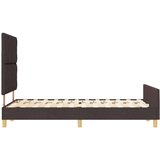  Krevetna konstrukcija Tamno smeđa 120 x 190 cm tkanina | Eponuda.com