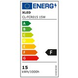 Xled CL-FCR015 15W Nadgradna okrugla LED lampa otporna na vlagu,4000K,Fi167 | ePonuda.com