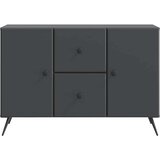  Strani šal s predalom Črna 89 x 34,5 x 60 cm Inženirski les, (5000217629) | Shoptok.si