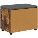 Haldna klop z blazino z vrati Dimljeni oreh 60 x 38 x 46 cm, (5000155683) | Shoptok.si