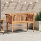 vidaXL Vrtna klupa 127.5x52x80 cm Masivna tikovina | shoptok.hr