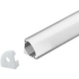 Mitea Lighting aluminijumski profil za led trake sivi ugaoni 8x8x2000mm set sa difuzorom MA7979-A | Eponuda.com