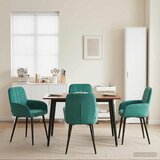  Trpezarijske stolice 4 pcs Baršun Tirkizna 57 x 50 x 85 cm | Eponuda.ba