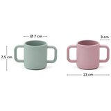 Kave Home Svijetlo ružičaste/tirkizne silikonske dječje šalice u setu 2 kom Lili – | shoptok.hr