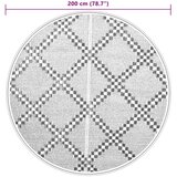 vidaXL Zunanja preproga rjava Ø200 cm PP | Shoptok.si