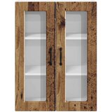  Zidni stakleni ormarić PORTO Staro drvo 60 x 31 x 80 cm | Eponuda.com