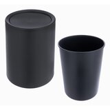 Orion Črn plastičen koš za smeti 6 l – | Shoptok.si
