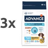 Advance Puppy Sensitive - losos in riž 3 x 3 kg Cene