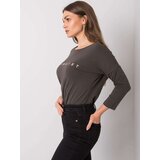 RELEVANCE Blouse-RV-BZ-0126.01P-dark khaki | Shoptok.si