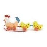 Viga Drvena kokoška na potezanje | ePonuda.com