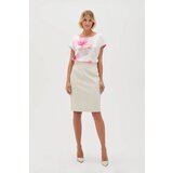Marisse Women's Skirt L-Sc-4606 L.Beige | Shoptok.si
