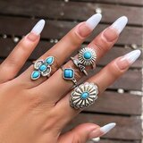 Fenzy Set Prstenja, Srebrne Boje | shoptok.hr