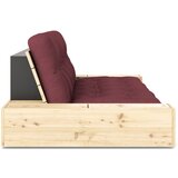 Karup Design Bordo rdeča raztegljiva sedežna garnitura 244 cm Base – | Shoptok.si