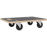  Transportna kolica 2 kom pravokutna 60 x 40 x 11,5 cm 250 kg | shoptok.hr