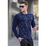 Madmext Sweater - Dark blue - Regular fit cene