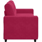  Dvosjed, sofa, vino crvena, 180x77x82 cm, baršun | Shoptok.si