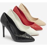 Resti Women's quilted pumps in black color Duclisa- Footwear | ePonuda.com